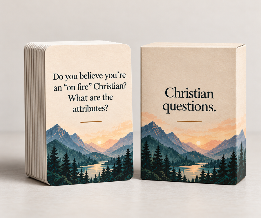 Christian Question Cards deck