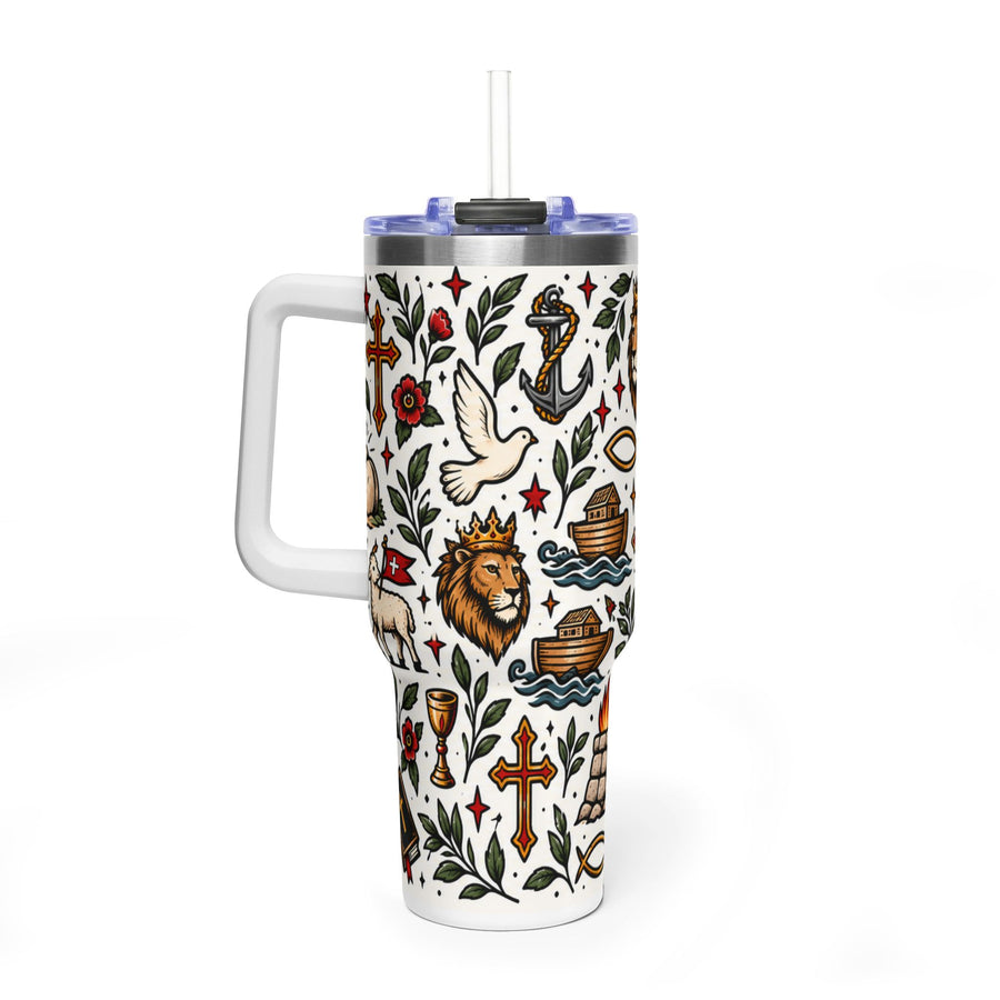 Christian Faith 40oz vacuum thermal tumbler - product photo 2 | The Faith Shop