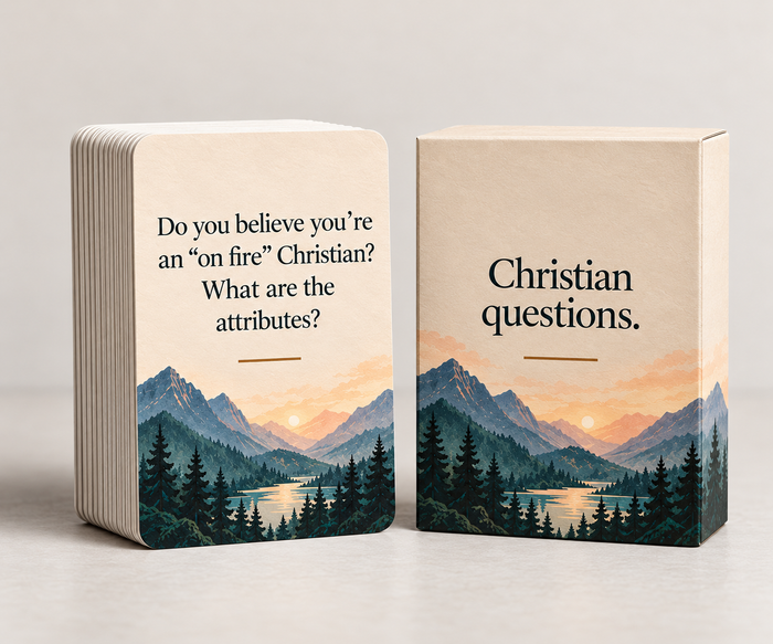 Christian Question Cards deck